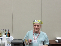 Del Worden is very happy with his Packer Prizes